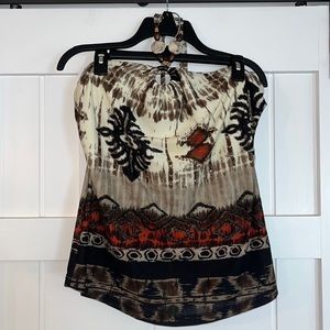 Maurices beaded halter top